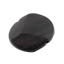 kraal kamagong hout v-cut  25 x 5 mm p/10