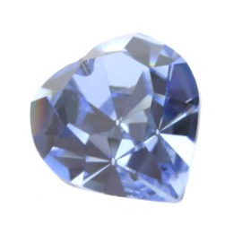 4800 Fancy Stone heart 11 x 10 mm light sapphire F (211) p/6