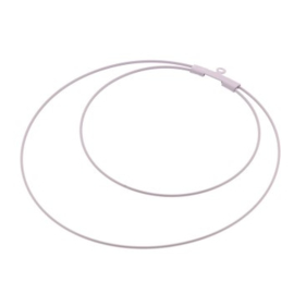oorbel ornament dubbel 60mm p/6 paar lila