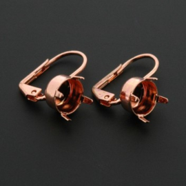 oorhaak voor SS39  Rose Gold EC p/5 paar