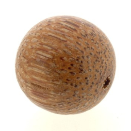 kraal hout gelakt rond 25 mm palmwood p/25