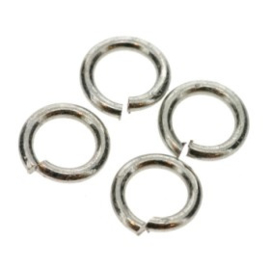 open ring / verbindingsring 6 mm  (1x4mm) NPL p/500