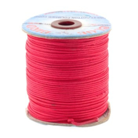 waxkoord 1.5 mm rol p/100 meter rood