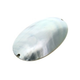 schelp kraal 30 x 18 mm osmeva pearl p/4