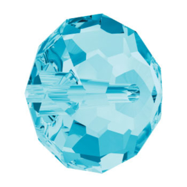 5040 kraal briolette 18 mm aquamarine (202) p/2