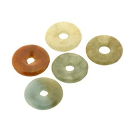Jade disc 12 x 2 mm  p/10