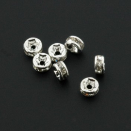 strass rondell 4 mm spl crystal p/25