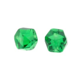 glaskraal rondell 6 x 9 mm groen p/20