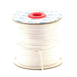 waxkoord 1.5 mm rol p/100 meter wit