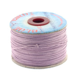 waxkoord 1.0 mm rol p/100 meter lila