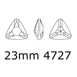 4727 puntsteen driehoek 23 mm jet (280) p/st