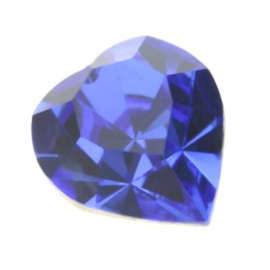 4800 Fancy Stone heart 11 x 10 mm sapphire F (206) p/6