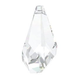 6010 Polygon drop hanger 21 x 10 mm crystal (001) p/stuk