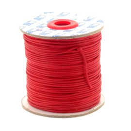 waxkoord 1.5 mm rol p/100 meter rood