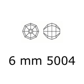 5004 kraal 6 mm crystal ab (001 AB) p/20