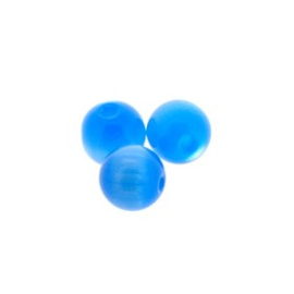 cateye glaskraal 6 mm blauw p/50