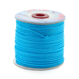 waxkoord 1.5 mm rol p/100 meter blauw