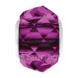 5940 BeCharmed Briolette Bead 14 mm Amethyst (204) Steel p/st