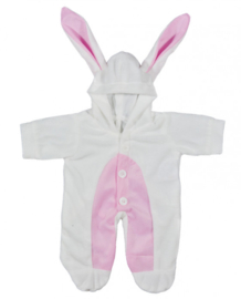 Konijnen onesie 40cm