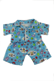 Blauwe pyjama 40cm