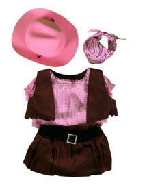 Cowgirl 40cm incl.hoed