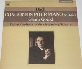 Bach / Glenn Gould, Vladimir Golschmann – Concertos Pour Piano N°s3-5-7 (LP)