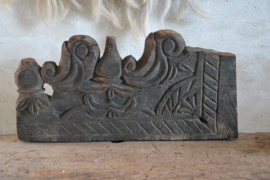 Prachtig oud houten ornament