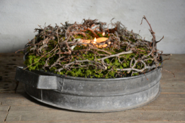 Oude zinken zeef