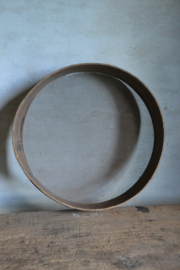 Ronde houten zeef