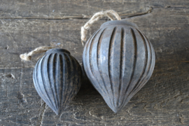 Prachtige houten kerstballen