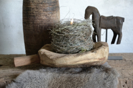 Houten vijzel