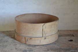 Ronde houten zeef