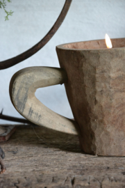 Authentieke vijzel met handvat