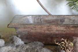 Authentieke houten schaal