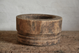 Oude houten bowl