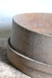Ronde houten zeef