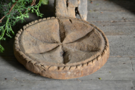 Oude houten potjes