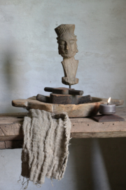 Oude houten juicer