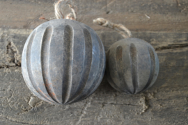 Prachtige houten kerstballen