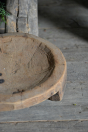 Oude houten potjes