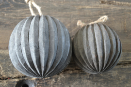 Prachtige houten kerstballen