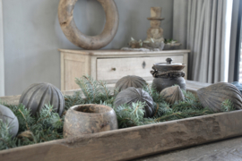 Prachtige houten kerstballen