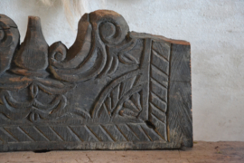 Prachtig oud houten ornament
