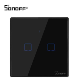 Sonoff | Wifi + RF | Interrupteur double | Noir