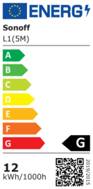 Sonoff | L2 Lite | Dimbare RGB LED Strip | 5 Meter