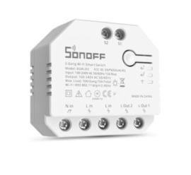 Sonoff | Dual R3 | Wifi | (Volet roulant) Interrupteur | Surveiller le courant et la tension