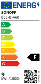 Sonoff | B05-B-A60 | Dimbare RGB LED | WIFI | E27