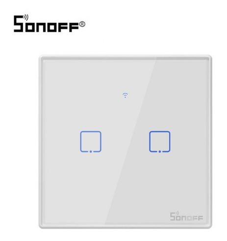 Sonoff | Wifi + RF | Interrupteur double | Blanc