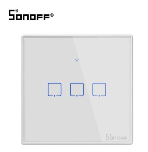 Sonoff - Interrupteur connecté Wifi T3EU2C-TX - Ampoule connectée