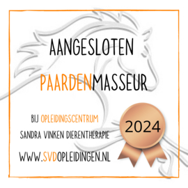 Aanmelden 2024 aangesloten paardenmasseur